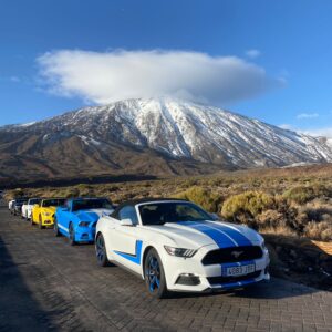 TENERIFE WITH THE POWER OF AN AMERICAN LEGEND – MUSTANG CABRIO SUNSET TOUR TO TEIDE